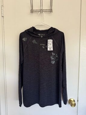 Honolua Men's UV Protection Hooded Long Sleeve Hawaii Shirt Large NWT